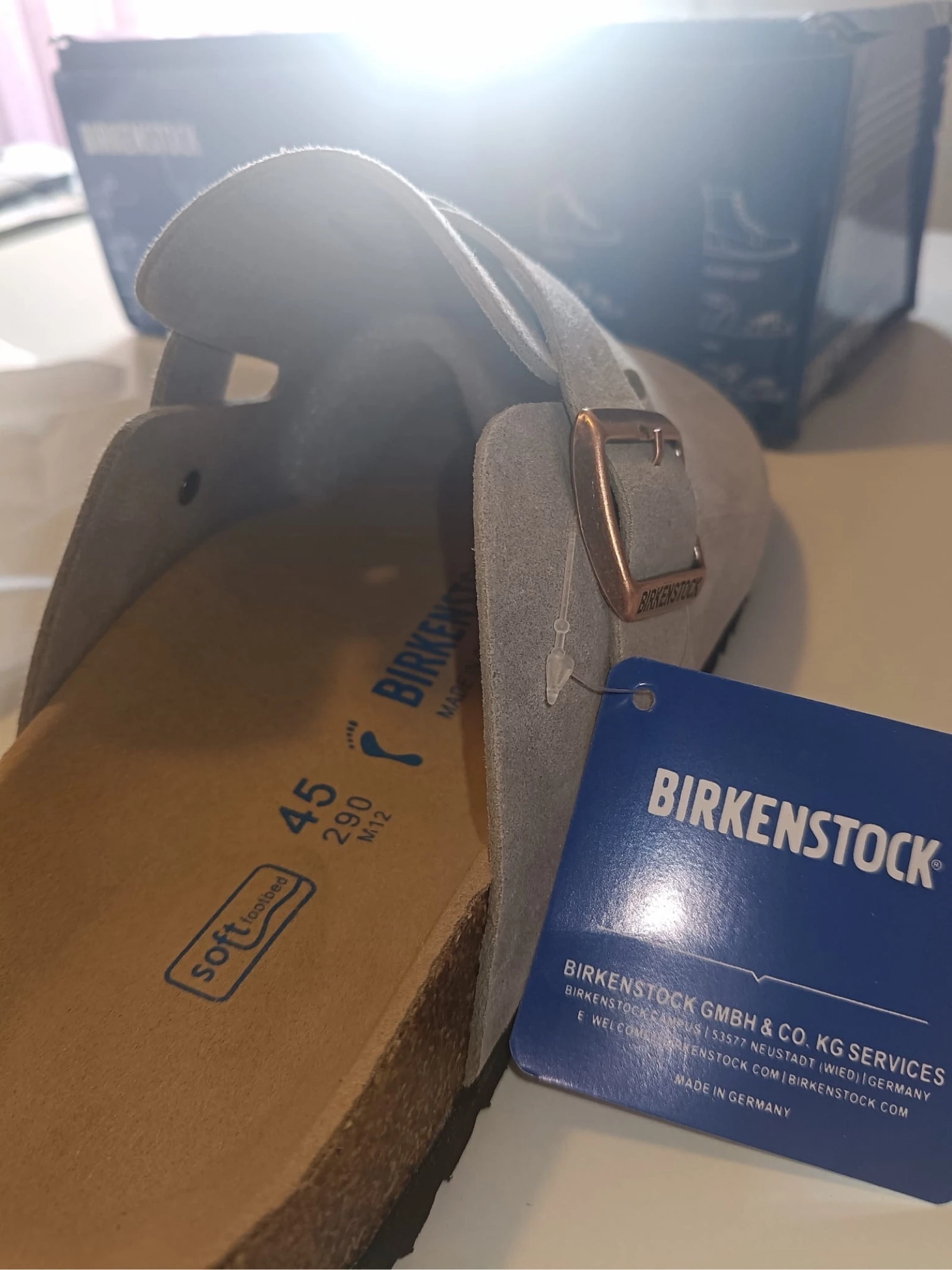 Birkenstock Boston soft brancas tamanho 45 – photo 6